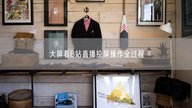 大屏看B站直播投屏操作全过程